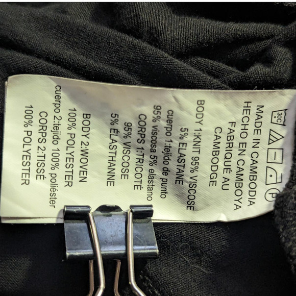 Michael Kors Black Tiered Sleeveless Top Sheer Panels Woman's Size Small‎ - Picture 14 of 16